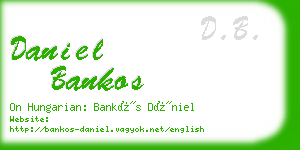 daniel bankos business card